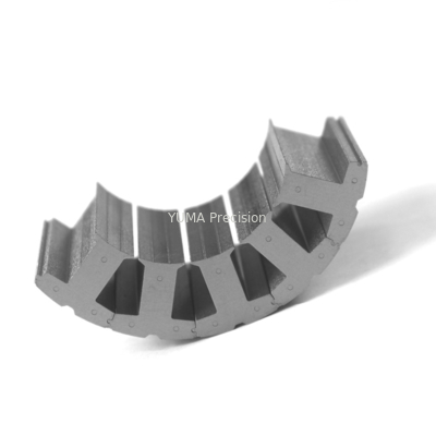 Yüksek hızlı motor damgalama OD77mm 12 yuvalı stator ve rotor çekirdeği
