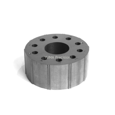 OD122mm büyük atalet motor rotoru ve stator Özel Çeşitli modeller motor çekirdeği Yüksek kaliteli silikon çelik rotor ve stato
