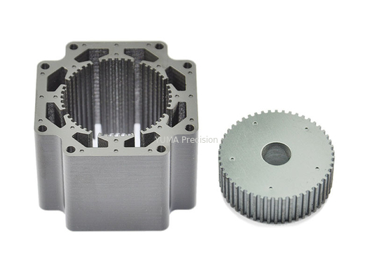 Rotor Stator Elektrik Motoru Laminasyon Çelik NEMA24 60mm küçük/Büyük slot Kademeli
