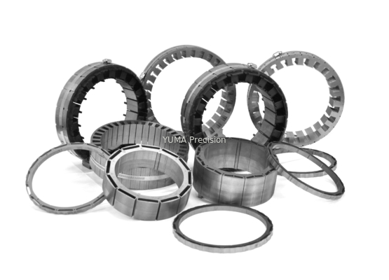 Yeni enerji araçları motor segmenti stator laminasyon damgalama elektrik motoru stator ve rotor laminasyon yığını