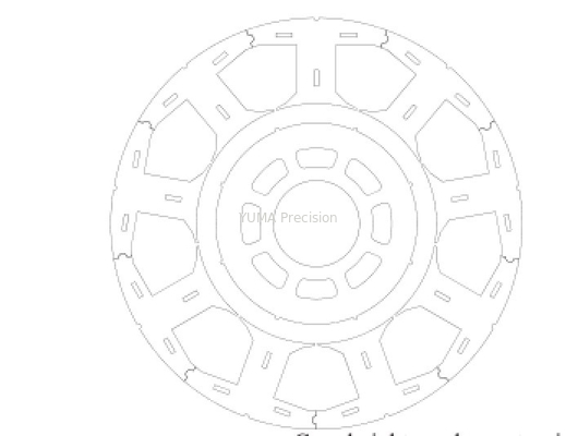 Stator DC Motor Laminasyonları Yığın Robotu Servo Motor Rotoru