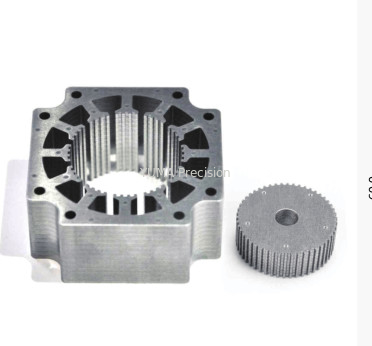 Endüksiyon Motorunun Lamine Stator Çekirdeği NEMA24 C 60mm 12 yuva