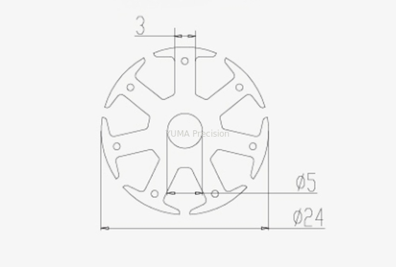 BLDC Motor Çekirdeği İstifleme Rotor Laminasyon İstifleme Yüksek Hassasiyet