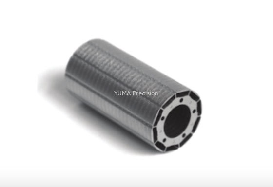 10 Kutuplu Stator Çekirdek Laminasyonları Malzeme 20mm 40mm 60mm Fırçasız AC Servo Paketi