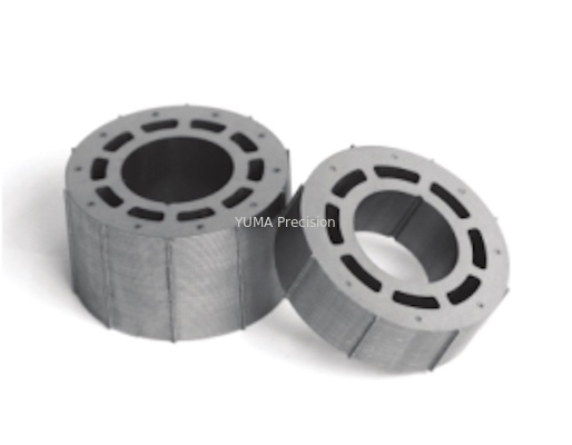 OD122mm büyük atalet motor rotoru ve stator Özel Çeşitli modeller motor çekirdeği Yüksek kaliteli silikon çelik rotor ve stato
