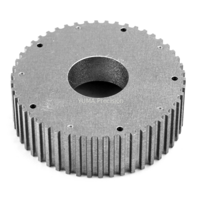 Çift Sıralı Motor Çekirdek Damgalama silikon çelik 86mm NEMA34 hibrit step motor rotoru