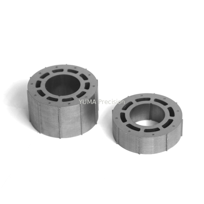 OD122mm orta atalet motor rotor ve stator Özel Çeşitli modeller motor çekirdeği Yüksek kaliteli silikon çelik rotor ve stat