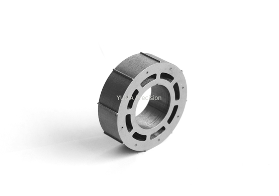 Elektrikli Silikon Çelik Laminasyon Çekirdek Motor Fırçasız AC Servo 122mm 8/10 Kutup